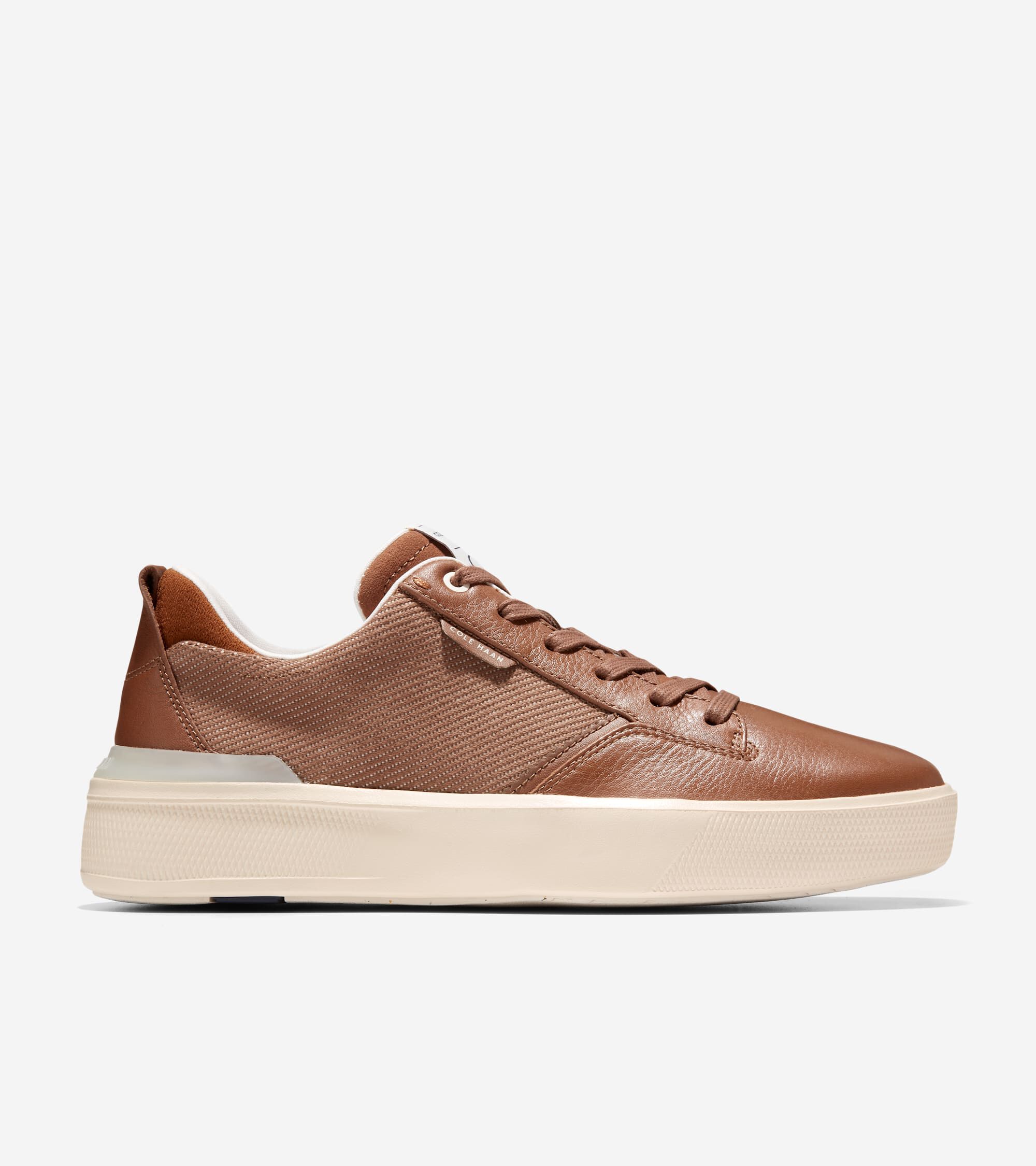 Men's GrandPrø Crew Sneakers in Brown | Cole Haan